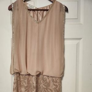 Dress only worn twice , elegant, light,and fits like a dream! Colour is Blush 10